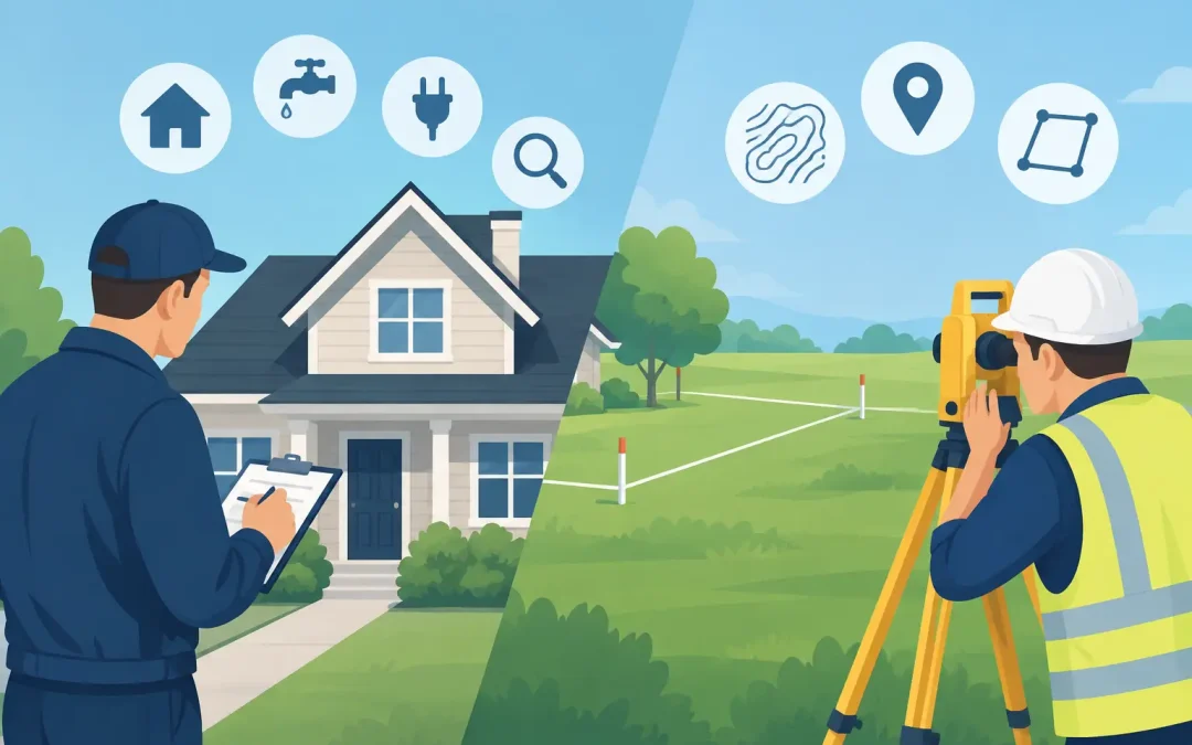 Home Inspection Versus Property Survey Explained
